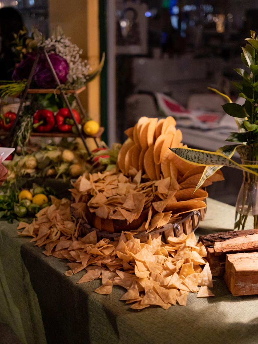 catering table